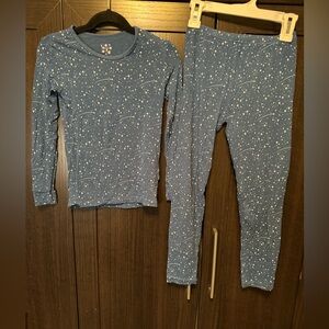 Kickee Pants sz 8 Twilight Shooting Stars pajama set